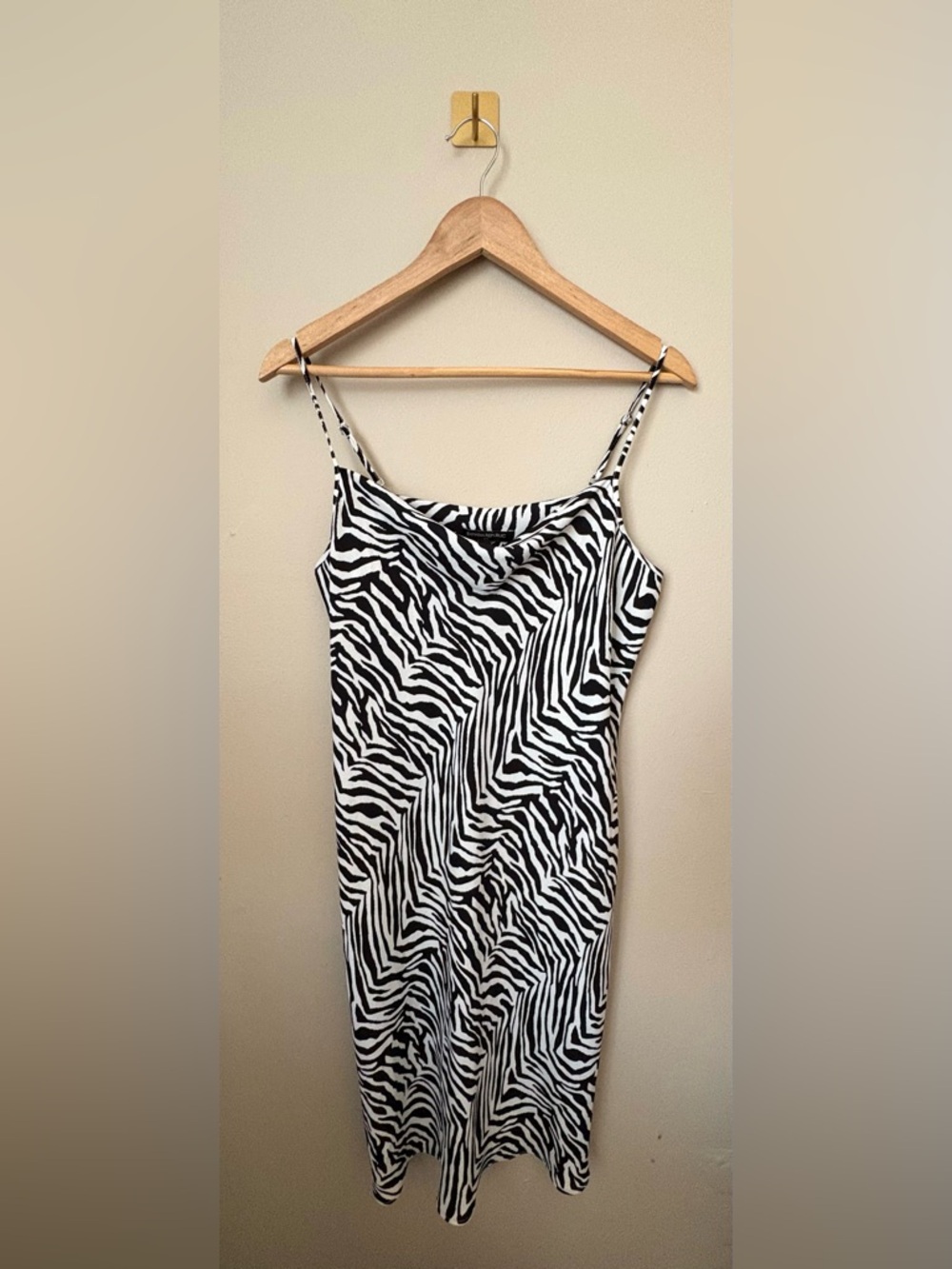 Size 6 Banana Republic Women’s Zebra Print Mini‎ Slip Dress